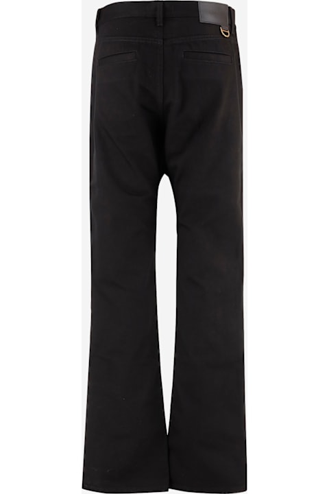 Chloé Cotton Trousers With Front Zip