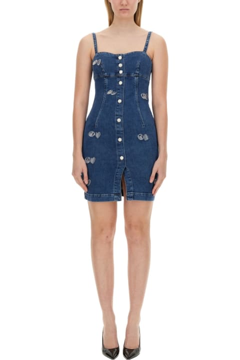 Homeware M05CH1N0 Jeans Denim Dress