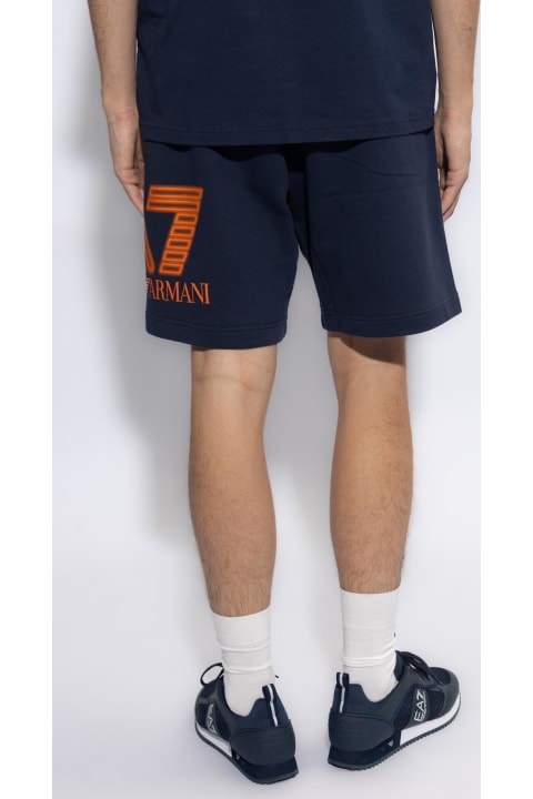 EA7 Pants for Men EA7 Ea7 Emporio Armani Shorts With Logo