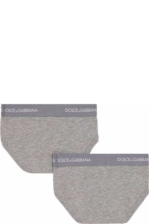 Underwear for Boys Dolce & Gabbana Set Di 2 Slip