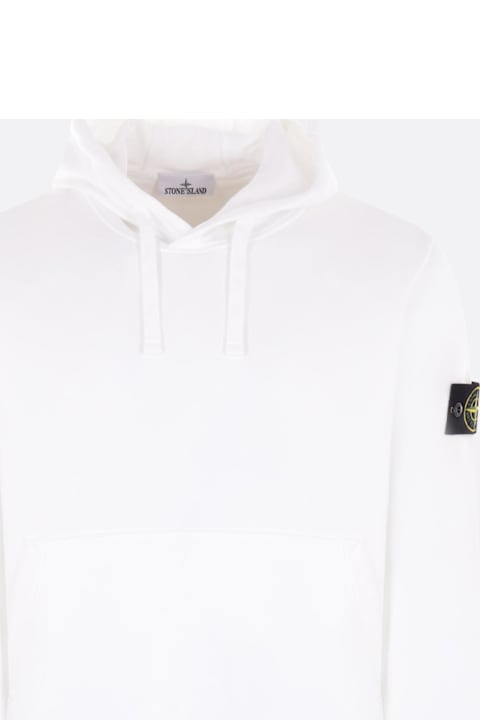 Stone Island Jersey Hoodie With Logo Badge