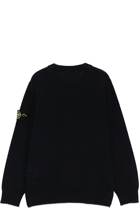 Homeware Stone Island Junior Stone Island Junior Logo-patch Wool Sweater