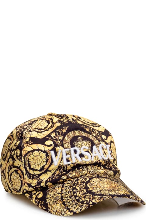 Versace Hats for Women Versace Barocco Baseball Cap