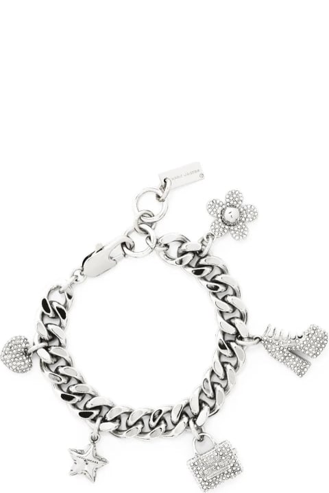 Marc Jacobs Jewelry for Women Marc Jacobs The Pave Mini Icon Charm Bracelet