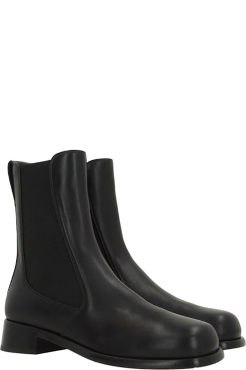 Sergio Rossi Men Sergio Rossi Leather Chelsea Boots