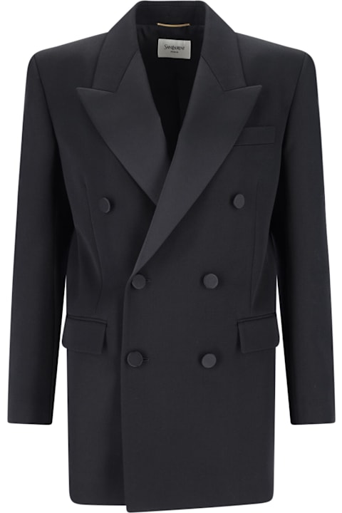 Saint Laurent for Women Saint Laurent Double-breasted Blazer