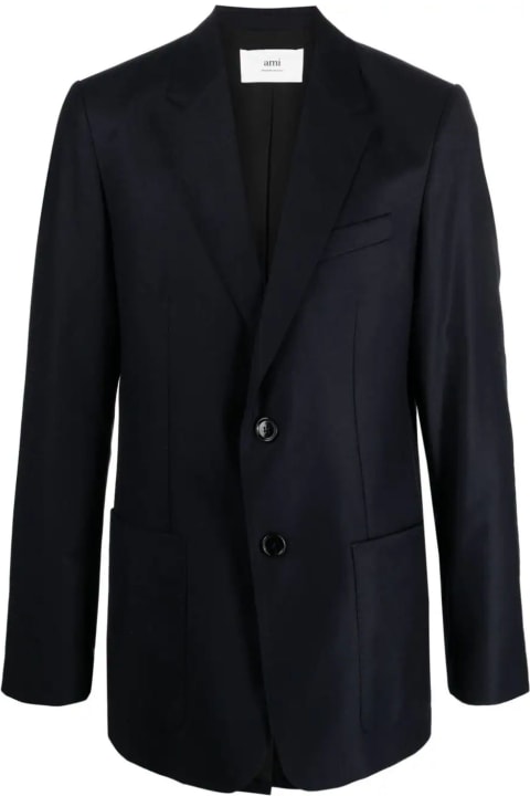 Ami Alexandre Mattiussi Coats & Jackets for Men Ami Alexandre Mattiussi Ami Jackets Blue