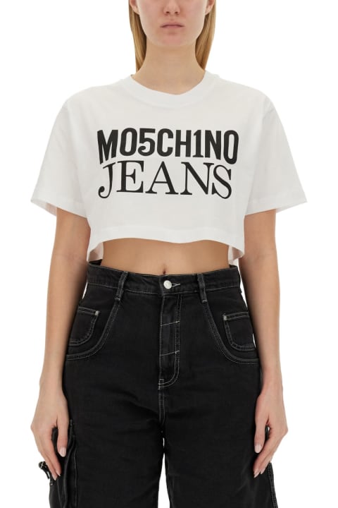 M05CH1N0 Jeans Topwear for Women M05CH1N0 Jeans Cropped T-shirt