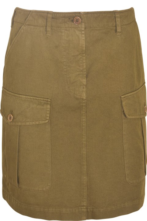 Aspesi for Women Aspesi Short Plain Cargo Skirt