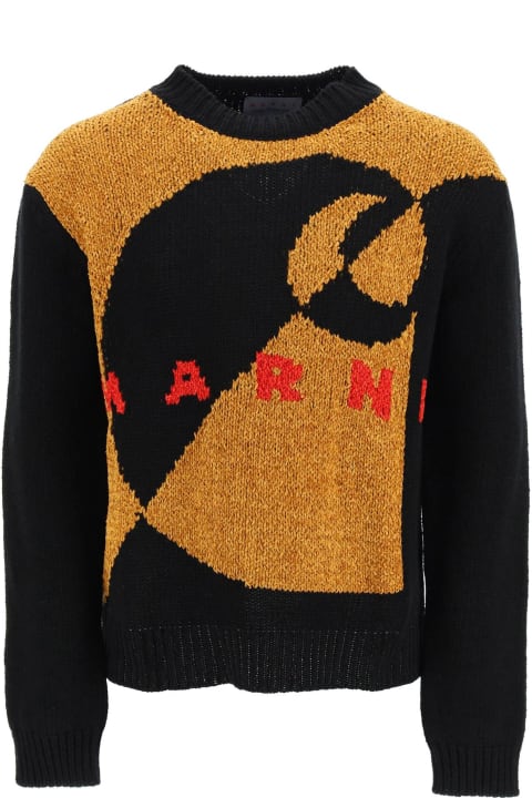 Marni Sweaters for Men Marni Pullover With Inlaid Logo