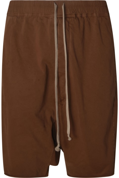 Pants for Men Rick Owens Loose Fit Drawstring Waist Shorts