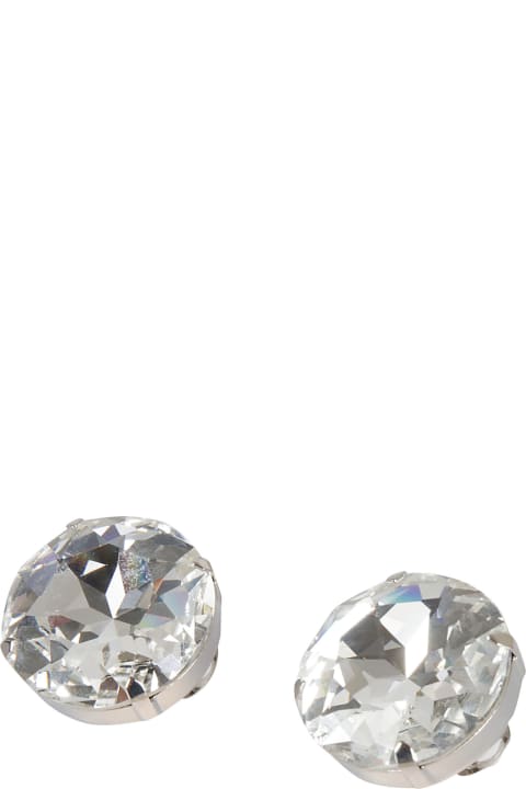 Alessandra Rich Earrings for Women Alessandra Rich Diamond Embellished Earrings