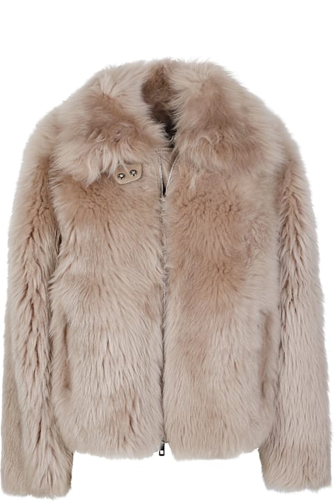 Desa 1972 for Men Desa 1972 Shearling High Collar Jacket