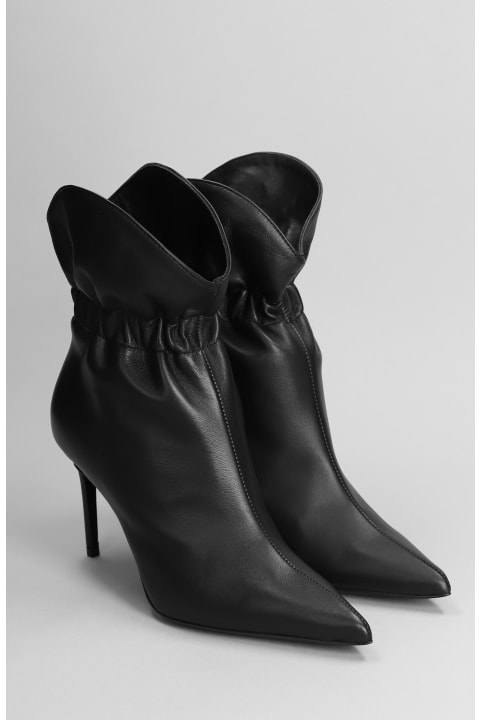 Marc Ellis for Women Marc Ellis High Heels Ankle Boots In Black Leather