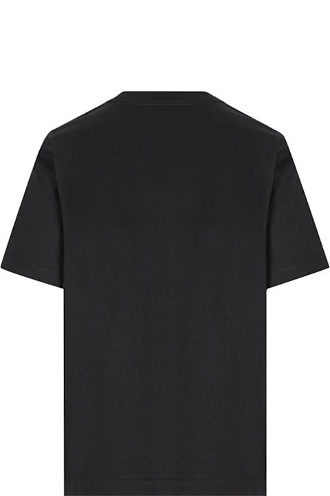 Homeware Burberry Checked Patch Crewneck T-shirt