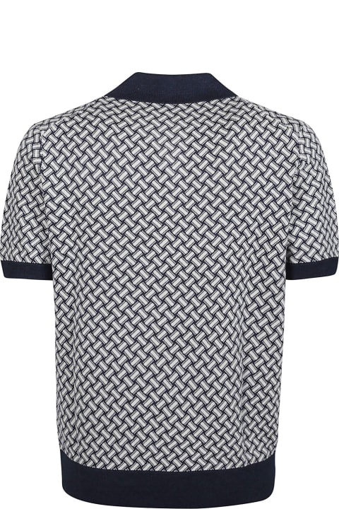 Drumohr Clothing for Men Drumohr Razor Blade Short Sleeve Polo Shirt