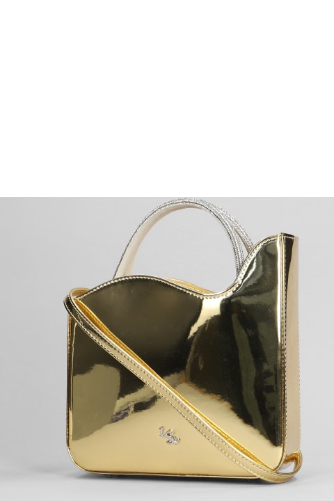 Bags for Women Le Silla Ivy Shoulder Bag In Gold Leather
