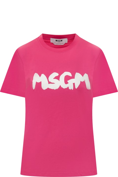 Fashion for Women MSGM T-shirt With Logo