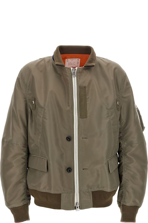 Sacai for Men Sacai Nylon Bomber Jacket