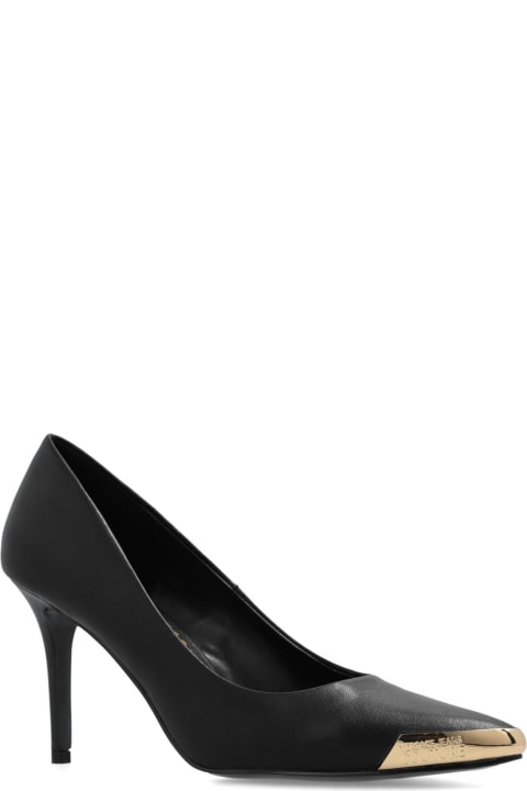 Versace Jeans Couture High-Heeled Shoes for Women Versace Jeans Couture Leather Pumps