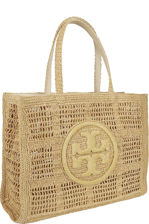 Tory Burch Totes for Women Tory Burch Ella Hand-crocheted Large Tote