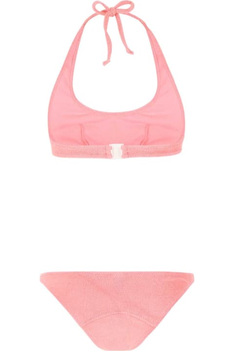 Lisa Marie Fernandez Swimwear for Women Lisa Marie Fernandez Pink Stretch Terry Amber Bikini