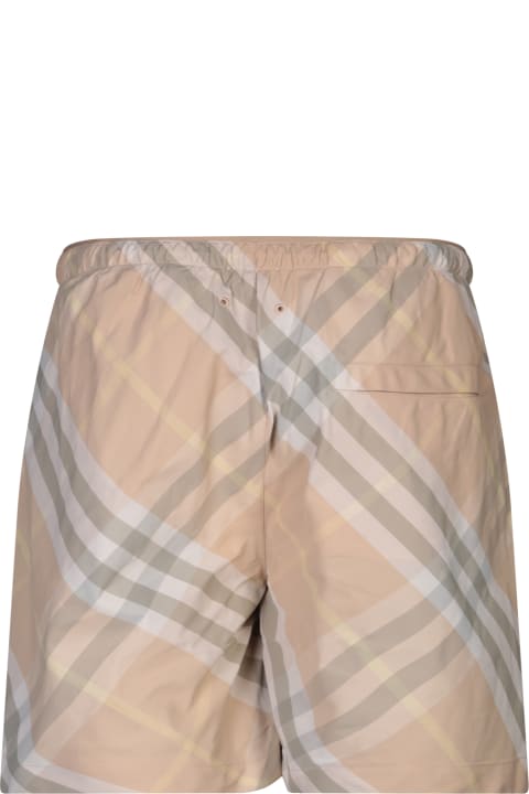 Swimwear for Men Burberry Check Swim Shorts