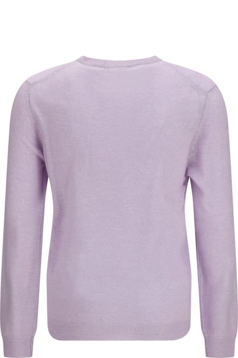 Aragona for Women Aragona Crewneck Sweater In Cashmere And Linen