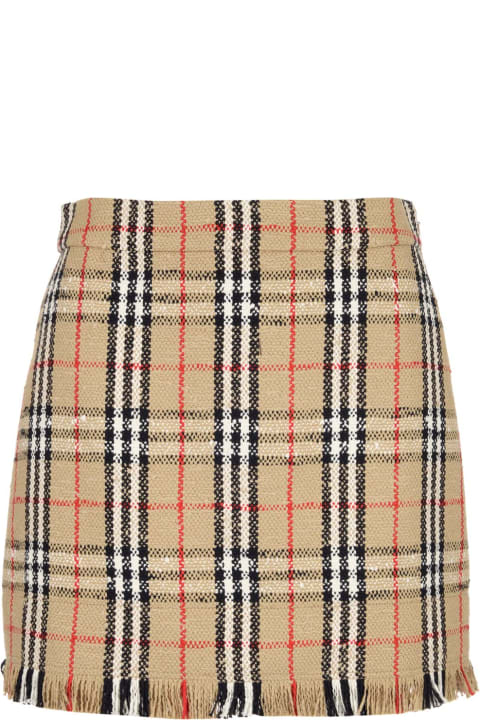 Burberry Skirts for Women Burberry Vintage Check Miniskirt
