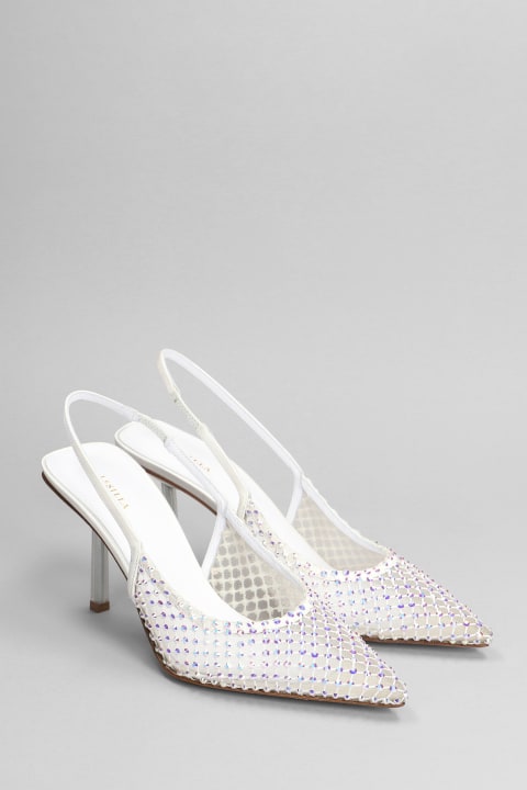 Le Silla High-Heeled Shoes for Women Le Silla Gilda Pumps In White Leather