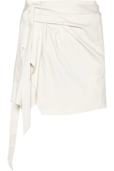 Clothing Sale for Women Isabel Marant Berenice Wrap Cotton Skirt