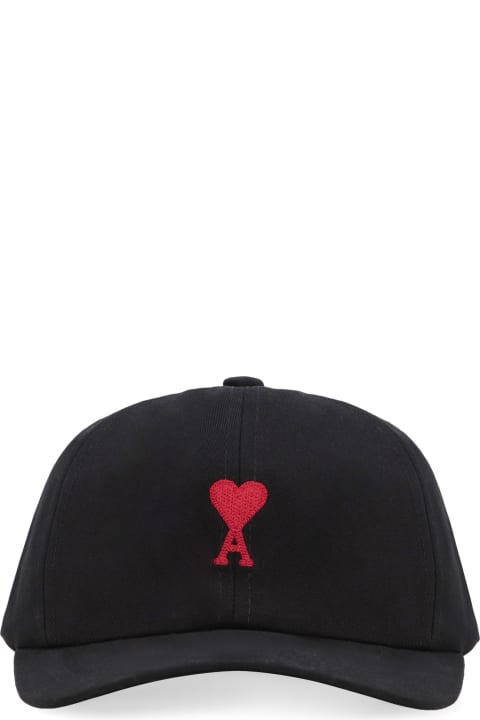 Hats for Men Ami Alexandre Mattiussi Logo Baseball Cap