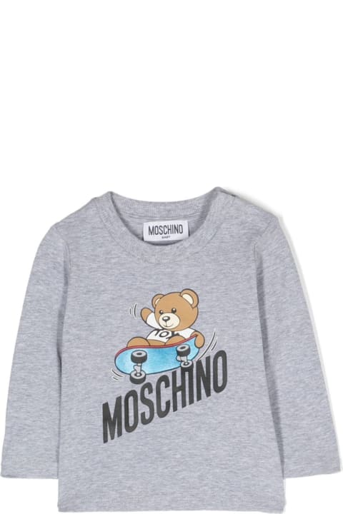 Moschino T-Shirts & Polo Shirts for Baby Boys Moschino Mto00elba1460901