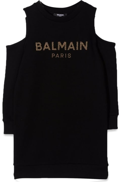 Dresses for Girls Balmain Logo Dress