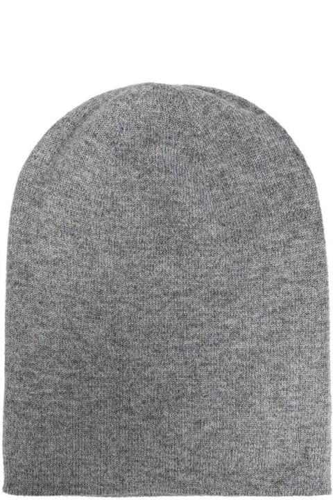 Saint Laurent Hats for Women Saint Laurent Logo Embroidered Knit Beanie