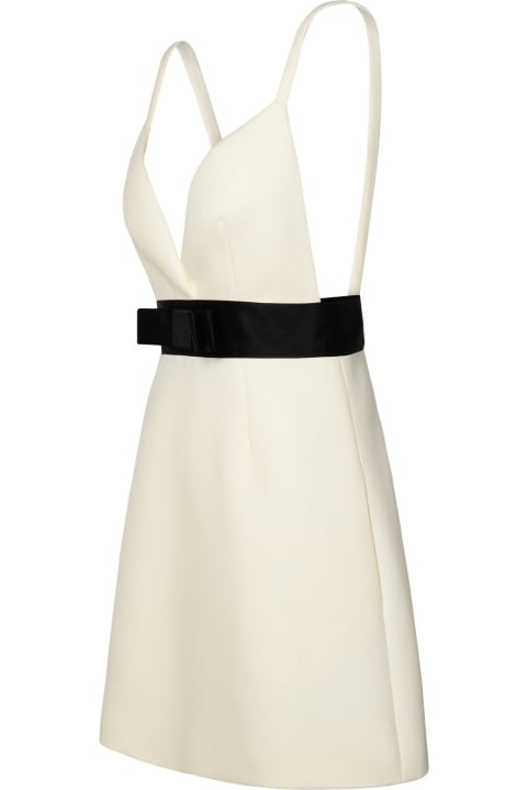 Dolce & Gabbana for Women Dolce & Gabbana Short Dress With Shoulder Straps And Satin Belt