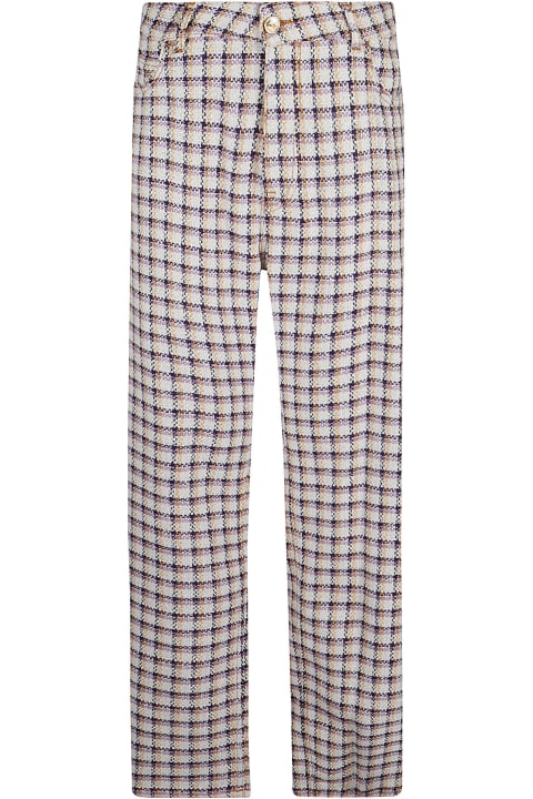 Etro for Women Etro Check Buttoned Trousers
