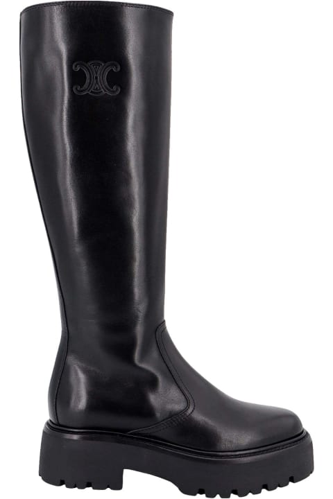 Boots for Women Celine Leather Zipped Boots