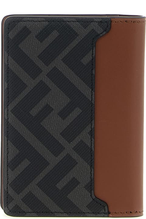 メンズ アクセサリー Fendi 'squared Ff' Card Holder