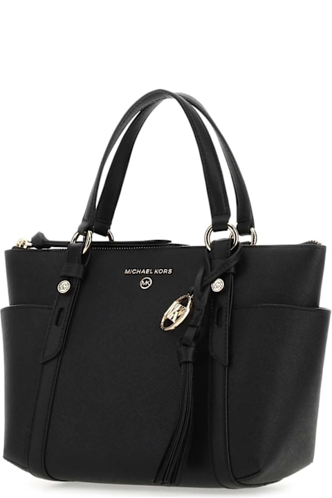 Michael Kors for Women Michael Kors Black Leather Small Sullivan Handbag