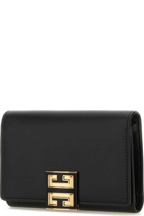 Fashion for Women Givenchy Black Leather 4g Wallet
