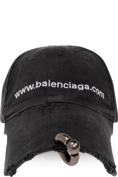 Balenciaga Women Balenciaga Front Piercing Cap