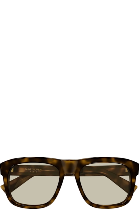 Eyewear Sale for Men Saint Laurent Eyewear Saint Laurent Sl 558 Sl Logo 013 Havana Brown Sunglasses