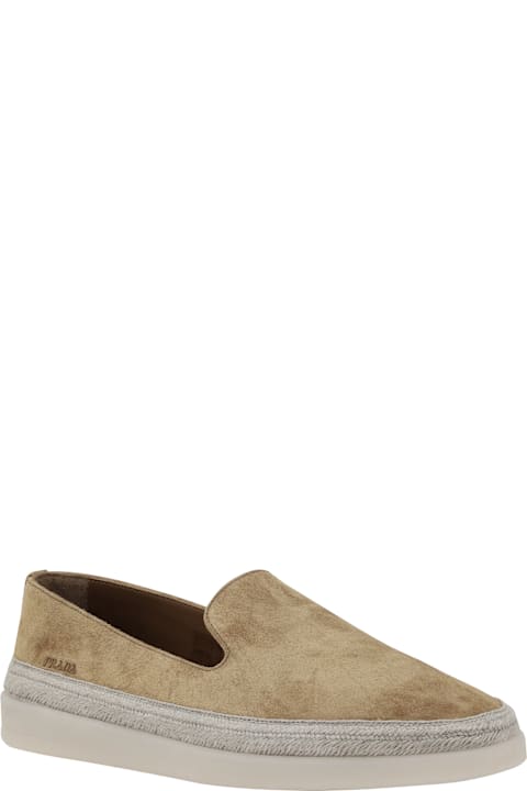 Prada Loafers & Boat Shoes for Women Prada Suede Loafers