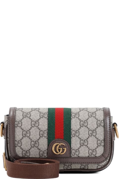 Gucci Luggage for Men Gucci Gg Supreme Super Mini Bag