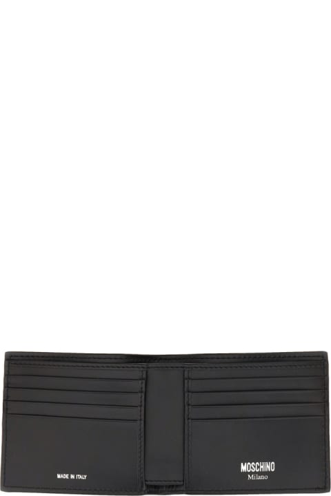 Wallets for Men Moschino Wallet With Logo