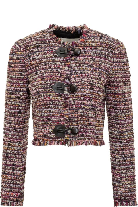 Isabel Marant for Women Isabel Marant Tweed Frayed Hem Jacket