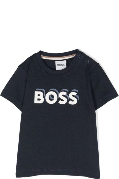 Topwear for Baby Boys Hugo Boss T-shirt With Logo