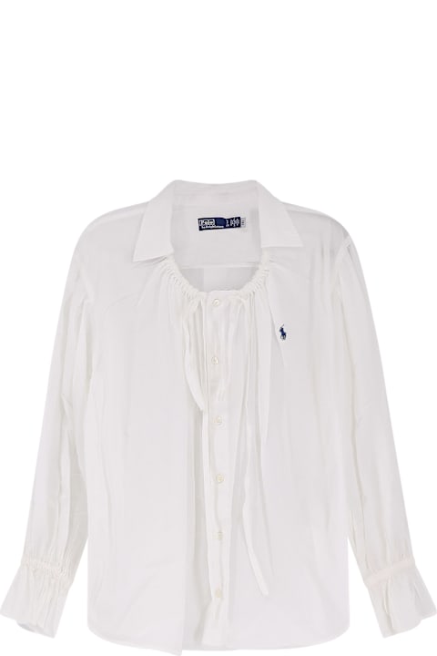 Homeware Polo Ralph Lauren Cotton Shirt With Drawstring Detail