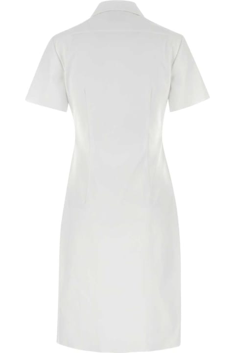 Miu Miu Dresses for Women Miu Miu White Poplin Shirt Dress